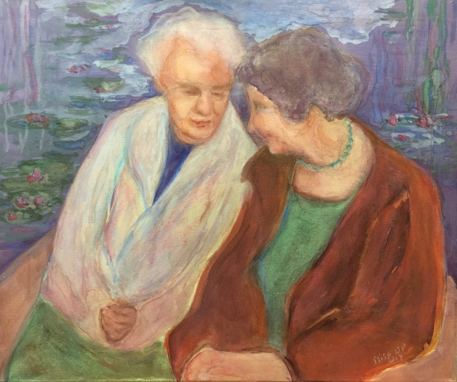 Anna Freud en Jeanne Lampl -de Groot Dubbelportret (3)